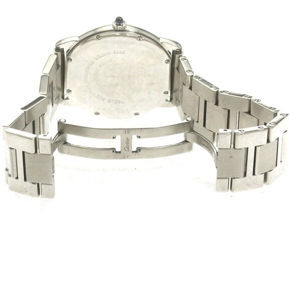CARTIER Ronde Solo LM W6701005 Date Silver Dial Quartz Men's Watch_837187 - Picture 4 of 6